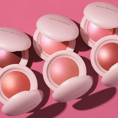 Soft Pinch Luminous Powder Blush - Rare Beauty by Selena Gomez | Sephora Aesthetic Vanity, Rare Beauty Blush, Selena Gomez Makeup, Rare Beauty By Selena Gomez, Lip Tints, Laptop Brands, Bday Gifts, Custom Shades, Rare Beauty