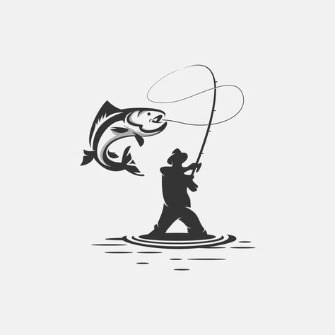 Fishing Logo Vector Tort Wednesday, Fishing Icon, Fishing Wallpaper, Cool Live Wallpapers, Pesca In Mare, Fishing Logo, Happy Logo, Fish Logo, Fish Wallpaper