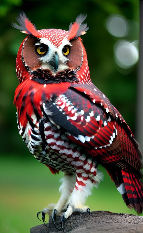 Colorful Animal Paintings, Birds Photography Nature, Awesome Owls, Black Owl, Most Beautiful Birds, Owl Pictures, Rare Birds, Colorful Animals, Bird Pictures