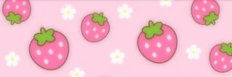 Pin on Kawaii shit ( ´͈ ◡ `͈ ) Strawberry Header, Cafe Discord Server, Discord Server, Strawberries, Cafe, Pattern, Pink