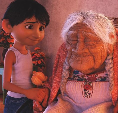 Mamá coco y Miguel Disney Baby Names, Mama Coco, Pixar Quotes, Images Disney, Elegant Halloween, Pixar Movies, Disney Shows, Disney Lover, All Movies