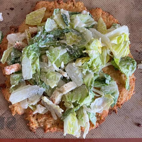 This chicken crust pizza is made with 4 easy ingredients and they are canned chicken, egg, parmesan cheese, and bread crumbs. Why You Will Like This Recipe Low Carb! This chicken pizza crust is low carb, keto, high protein, and low in WW points and fits well with any diet. There are only 6 carbs...Read On → Pizza Crust Made With Chicken, Chicken Ceasar Salad Pizza Ground Chicken, Chicken Parmesan Pizza Crust, Keto Pizza Crust With Canned Chicken, Rotisserie Chicken Pizza Crust, Pizza Crust Made With Canned Chicken, Ceaser Salad Chicken Crust Pizza, Canned Chicken Pizza Crust Keto, Canned Chicken Crust Caesar Salad Pizza