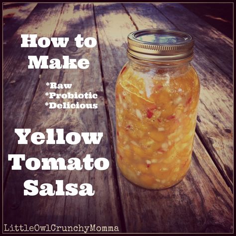 Orange Tomato Salsa, Canning Yellow Tomatoes, Yellow Tomato Salsa, Tomato Salsa Canning, Fermented Salsa, Canned Salsa Recipes, Salsa Canning Recipes, Dips And Spreads, Tomato Salsa Recipe