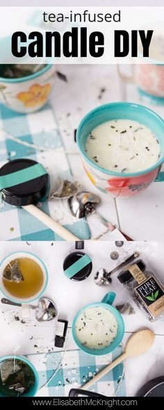 these easy DIY scented mug candles are infused with your favorite tea blend (and how cute is the little teacup?) Mug Candles, Tea Scented Candles, Diy Candles Easy, Mom Crafts, Hand Dipped Candles, Hobby Lobby Decor, Teacup Crafts, Diy Scent, Candle Diy