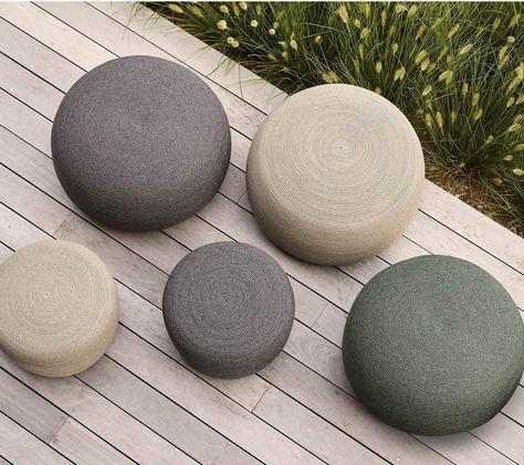 Name Circle, Large Footstools, Circle Small, Small Footstool, Round Footstool, Outdoor Space Design, Shape Circle, Barker And Stonehouse, Low Stool