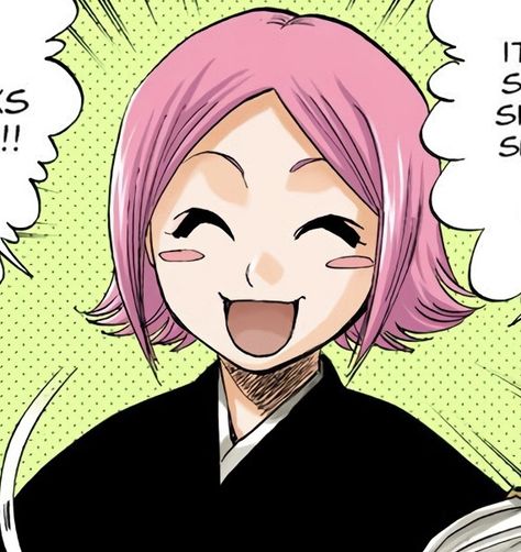 Manga Bleach Pfp, Yachiru Pfp, Bleach Manga Aesthetic, Bleach Manga Icons, Yachiru Kusajishi Icon, Yachiru Bleach, Yachiru Kusajishi, Bleach Tybw Manga Colored, Bleach Pictures