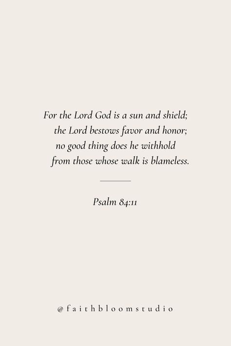 Beautiful Psalms Verses, Bible Verse About Temptation, Psalm 84:11, Verses About Temptation, Deep Bible Verses, Beautiful Bible Quotes, Psalms Quotes, Godly Relationship Quotes, Daily Bible Verses