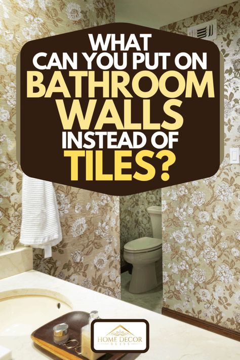 What Can You Put On Bathroom Walls Instead Of Tiles? Bathroom Wall Coverings, Bathroom Wall Panels, Diy Accent Wall, Pvc Wall Panels, Bathroom Walls, Cheap Bathrooms, Tile Panels, Japanese Zen, Diy Pool