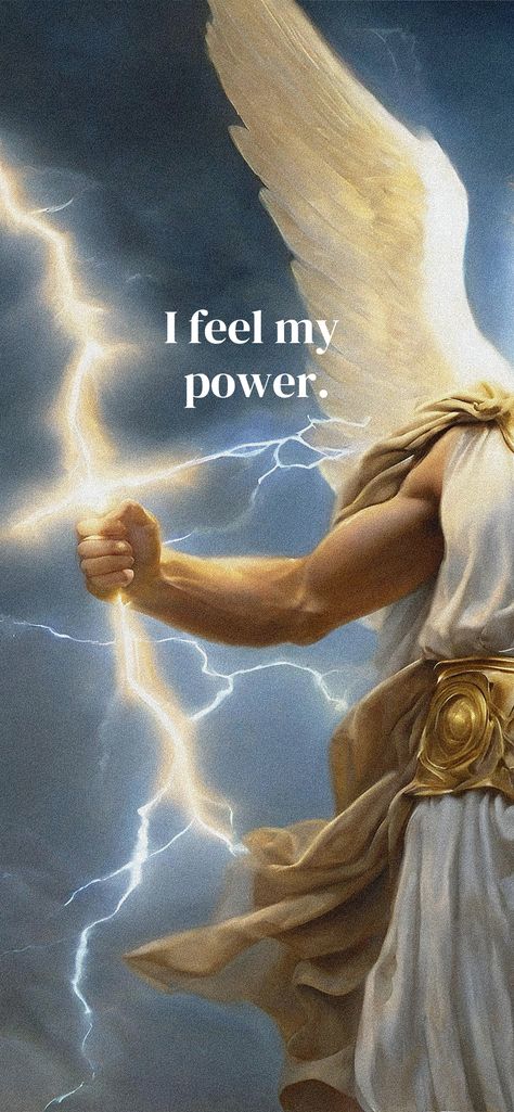 power. zeus. archangel. lockscreen. full collection on my website 🌻 🍯🪞⚡ Wallpaper Powerful, Zeus Wallpaper, Zeus Aesthetic, Spirit Wallpaper, Wallpapers High Quality, Wallpaper God, High Quality Wallpaper, Power Wallpaper, Spiritual Wallpaper