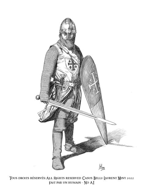 Andrius Matijosius, Vintage Soldier, Horse Archery, Crusader Knight, Historical Warriors, Medieval Ages, Engraving Illustration, Medieval World, Knight Armor