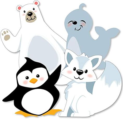 Fox Decorations, Arctic Decorations, Polar Bear Baby Shower, Animal Party Decorations, Birthday Party Essentials, Castle Christmas, Magic Theme, Fox Birthday, Ice Castle