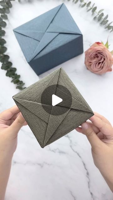 Gift Box For Christmas Ideas, How To Gift Wrap A Watch, Cute Wrapping Ideas For Small Gifts, How To Wrap A Watch As A Gift, Gift Wrapping Rectangular Boxes, How To Pack Watch For Gift, Gift Wrap Envelope, Wrap Box Gift, How To Wrap A Cube Shaped Gift