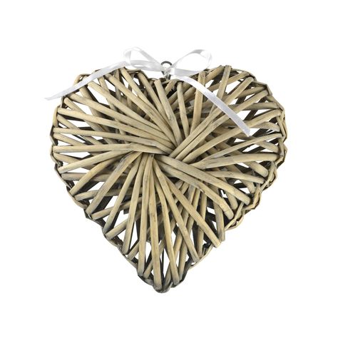 Heart Hanging Decoration, Wicker Heart, Framed Floral Prints, Blush Walls, Family Plaque, Heart Brand, Wicker Hearts, Buddha Wall Art, Cream Walls