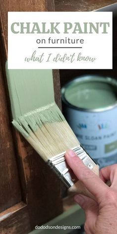 Paint On Furniture, Chalk Paint Furniture Diy, Diy Furniture Makeover Ideas, Painting Wood Furniture, Popular Diy, Furniture Painting Techniques, Chalk Paint Colors, Chalk Paint Projects, Diy Chalk Paint