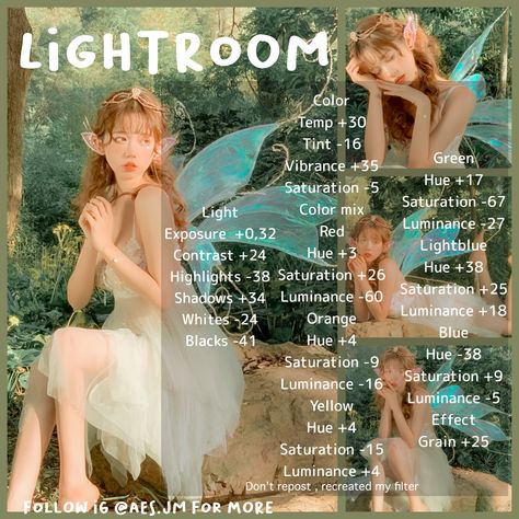 Dreamy Camera Filter, How To Take Ethereal Pictures, Fantasy Filter Lightroom, Dreamy Photo Presets, Light Room Tips Photo Editing, Dreamy Aesthetic Edit, Dreamy Aesthetic Filter, Dreamy Picture Edit, Fairy Edit Tutorial