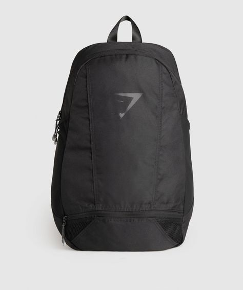 Gymshark Sharkhead Backpack - Black Sporty Rectangular Gym Backpack, Black Practical Backpack Gym Bag, Gymshark Backpack, Gymshark Duffle Bag, Multifunctional Black Gym Backpack, Shark Backpack, Gym Shark, Gym Kit, Gym Backpack