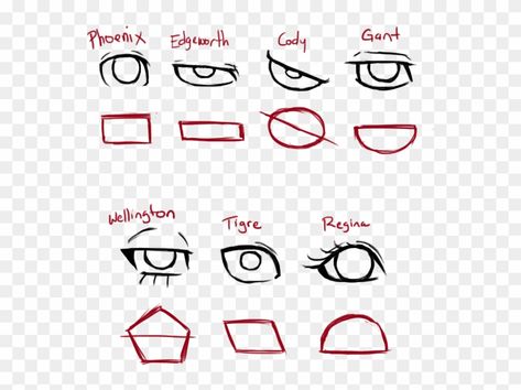 Eye Type Drawing, Different Eyes Shapes Drawing, Anime Eye Shapes Reference, Eye Shapes Drawing Character Design, Eyes Drawing Types, Happy Eyes Drawing Anime, Shapes Of Eyes Drawing, Eyes Different Shapes, Eye Shape Chart Drawing