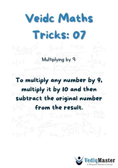 Mathematics Images, Simplify Math, Mathematics Tricks, Vedic Mathematics, Mental Math Tricks, Maths Project, Math Knowledge, Vedic Maths, Multiplication Tricks