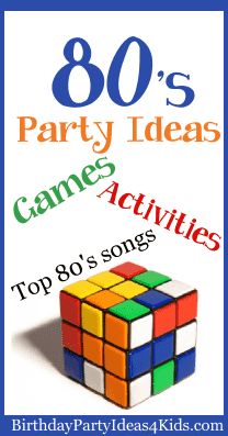 40th Birthday Party Games, Decades Party, 80s Birthday, 80s Party Decorations, 80s Birthday Parties, 11 Birthday, 1980s Party, Teen Party Games