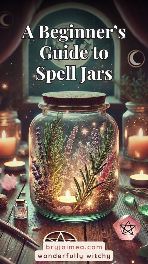 Discover the art of spell jars in this beginner-friendly guide, where you'll learn how to craft and use magical containers to enhance your spellwork. From selecting the right ingredients like herbs, crystals, and symbols to sealing your intentions inside the jar, this article walks you through every step. Whether you're looking for protection, love, or abundance, spell jars offer a simple yet powerful way to focus your magic and bring your desires to life.. Witchy Jar Ideas, How To Reuse Glass Bottles, How To Seal Spell Jars, Mental Clarity Spell Jar, Witch Jars Spells Protection, Witch Aesthetic Altar, How To Use Spell Jars, Manifestation Jar Ideas, Calm Spell Jar