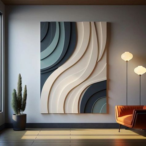 Order on WhatsApp or DM on Instagram link in profile Large Wooden Wall Art, Wall Sculpture Art Modern, Cozy Nightstand, Diy Nightstand Ideas, Modern Minimalist Painting, 3d Wood Art, Wall Panel Art, Modern Coastal Interior Design, Wooden Wall Art Panels