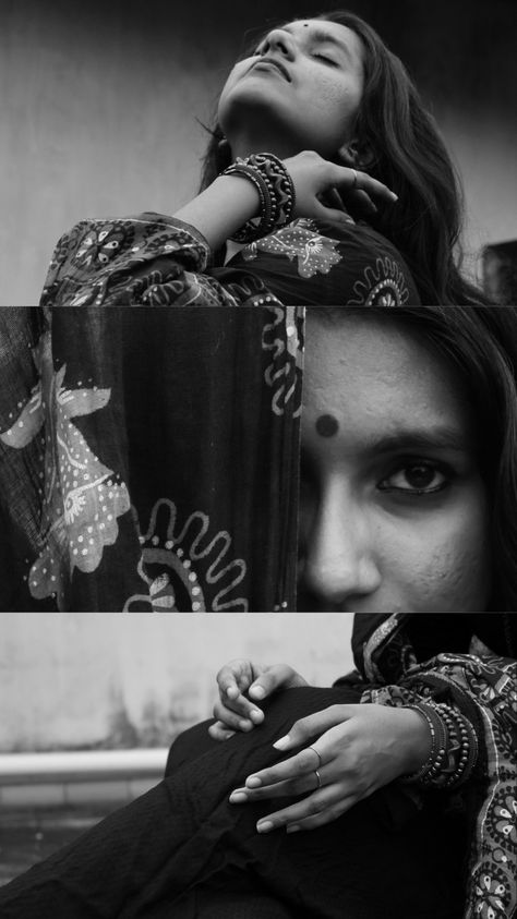 Saree Photography Aesthetic, Indian Aesthetic Selfie Ideas At Home, Self Portrait Poses Aesthetic, Self Portrait In Saree, Saree Self Portrait Poses, Aesthetic Self Portrait Poses, Poses With Saree For Instagram, Indian Portrait Photography, Aesthetic Indian Photography