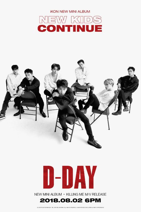 Ikon Poster, Ikon Fanart, Chanwoo Ikon, Teenager Posts Girls, Title Song, Yg Family, Who Is Next, Killing Me, Today Is The Day