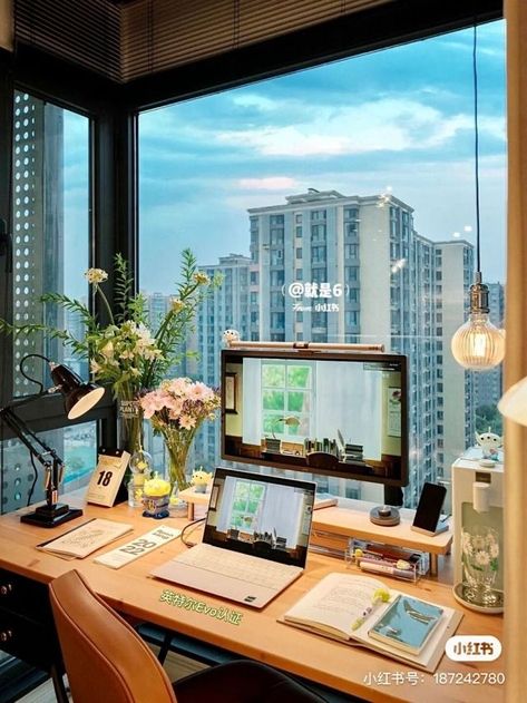 [PaidLink] 28 Most Pinned Work From Home Office Setup Tips You Don't Want To Miss Now #workfromhomeofficesetup Klepto Aesthetic, Study Space Aesthetic, Study Room Design Ideas, Work From Home Office Setup, Study Background, Most Pinned, Work From Home Office, Dream Desk, Study Room Design