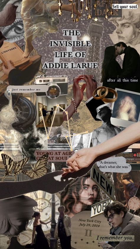 based on the invisible life of addie larue #theinvisiblelifeofaddielarue #addielarue Invisible Life Of Addie Larue, Addie Larue, After All This Time, Book Boyfriends, The Invisible, Book Memes, Aesthetic Collage, I Love Books, Book Characters