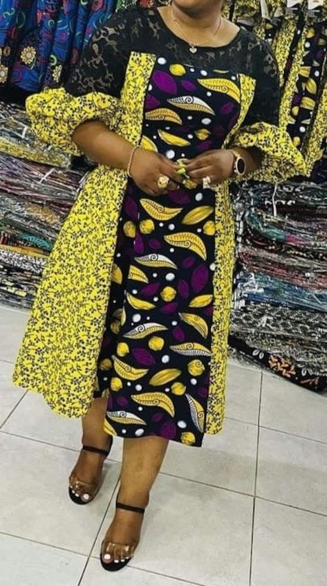 Mix And Match Kitenge Designs, Ankara Mix And Match Styles, Ankara And Lace Combination Styles Gown, Ankara With Lace, Ankara Dress Designs Chic, Ankara Dress Styles For Church, Unique Ankara Styles, Ankara Styles For Women, Ankara Dress Designs