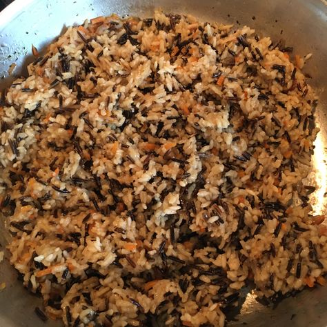 White and Wild Rice Pilaf White And Wild Rice Recipes, Wild Rice Pilaf Recipe, Instant Pot Whole Chicken, Chicken In The Instant Pot, Wild Rice Pilaf, Wild Rice Recipes, Rice Pilaf Recipe, Homemade Dry Mixes, Wild Rice Casserole