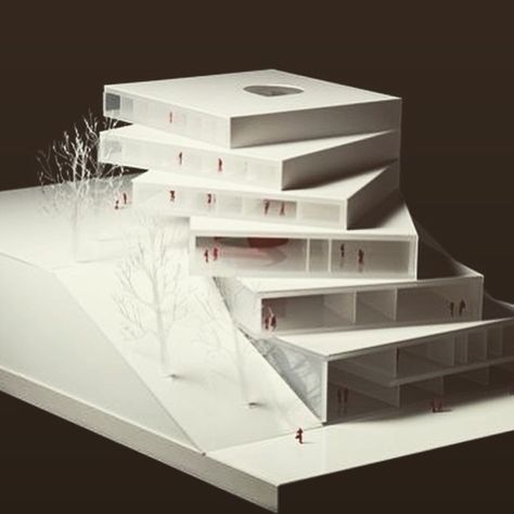 Maquette Architecture, Conceptual Model Architecture, Concept Models Architecture, Conceptual Architecture, Architectural Model, Arch Model, Architecture Model Making, Architecture Building Design, Architecture Design Concept