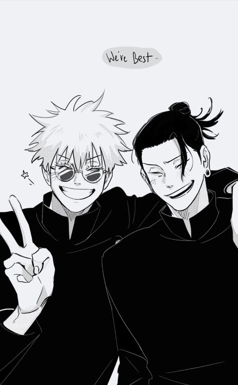 ▻ #呪術廻戦 #JujutsuKaisen Jjk Gojo And Getou, Getou Suguru And Gojo Satoru, Gojo Friend, Gojo Satoru And Getou Suguru, Jujutsu Kaisen Drawing, Suguru And Gojo, Friendship Day Photos, Suguru And Satoru, Best Friend Sketches