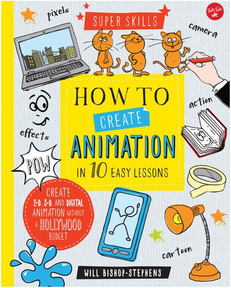 Quarto Publishing How to Create Animation in 10 Easy Lessons #affiliate How To Create Animation, Easy Flip Book, Digital Animation, Animation Classes, Learn Animation, Film Technique, Animation Stop Motion, Library System, Frame By Frame Animation