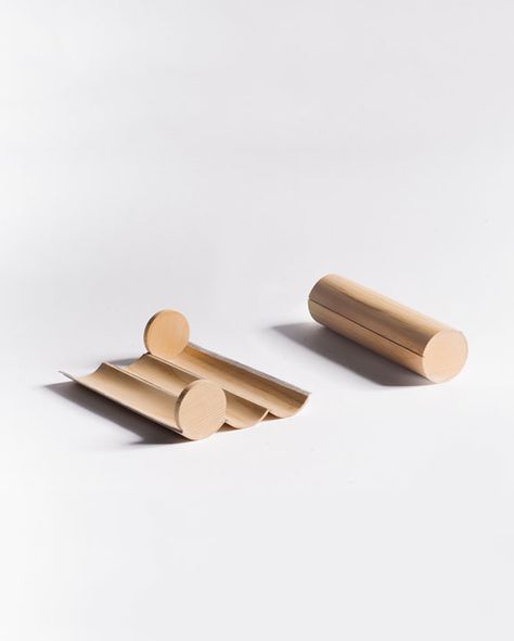 Malafej’s three tabletop objects – lamp, wooden pencil case (the last developed with Rosenthal) – explore sculptural, minimal shapes adapted to diverse functions. www.etcetc-studio.com Wooden Pencil, Id Design, Wallpaper Magazine, Bureau Design, Packing Design, Food Packaging Design, Creative Packaging, Creative Packaging Design, Packaging Design Inspiration