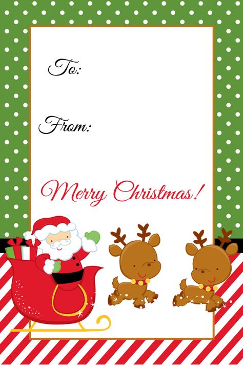 Santa Christmas Gift Tag Printable - Digi-Mama's - Free Printables - Cliparts.co Christmas Gift Tags Printable Templates, Free Printable Christmas Labels, Merry Christmas Printable Tags, Christmas Labels Template, Free Christmas Tags, Christmas Printable Labels, Free Christmas Tags Printable, Christmas Gift Tags Template, Free Printable Christmas Gift Tags