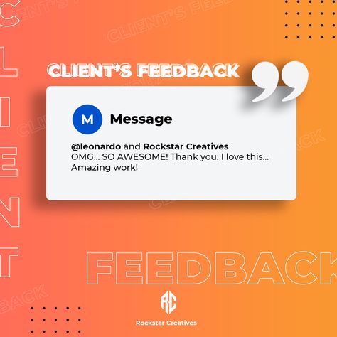 Feedback Design Creative, Feedback Poster Design, Client Feedback Design, Feedback Design Ideas, Customer Feedback Design, Review Graphic Design, Testimony Design, Feedback Template, Testimonial Design