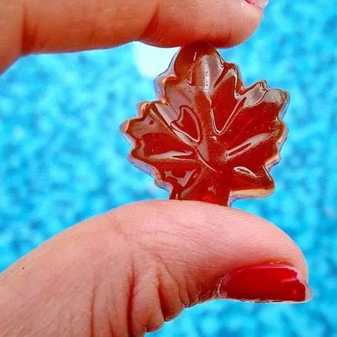 How to Make Hard Candy Out of Maple Syrup – Cook Til Yummy Maple Syrup Candy Recipe, Maple Candy Recipe, Hard Tack Candy, Maple Syrup Candy, Silicone Molds Recipes, Maple Sugar Candy, Hard Candy Recipes, Lollipop Recipe, Maple Recipes