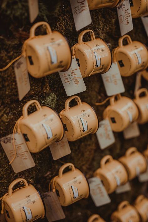 Earthy PNW-Inspired Wedding at Lake Creek Lodge | Junebug Weddings Barefoot Bride, Boho Wedding Favours, Wedding At Lake, Handmade Flower Crown, Woodland Floral, Irregular Mirror, Earthy Wedding, Best Wedding Favors, Custom Wedding Favours