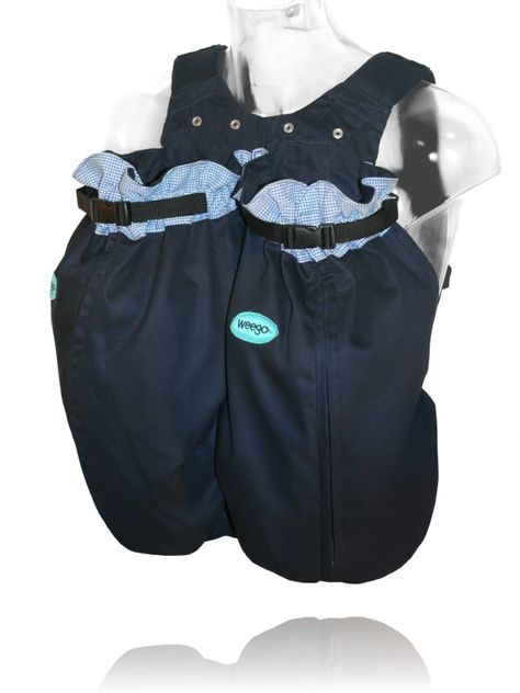 10 great gifts for moms expecting twins - Today's Parent... Wish I would have seen this baby carrier when the boys were born! Twins Essentials, Newborn Stuff, Twin Baby Carrier, Twin Gear, Twin Onesies, Doll Nursery, Twin Baby Girls, Expecting Twins, Gifts For Moms