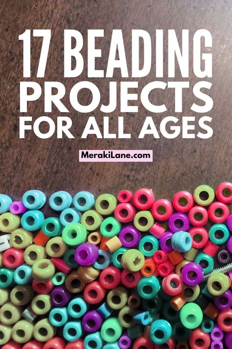 17 Enjoyable & Inventive Beading Crafts for Youngsters Of All Ages- #Ages #Beading #Crafts #Creative #Fun #Kids Check more at https://howcandothis.com/diyideas/17-enjoyable-inventive-beading-crafts-for-youngsters-of-all-ages/ Jewelry Making For Kindergarten, Melting Pony Beads Crafts, Beading Crafts For Kids, Easy Crafts With Beads, Beading Activities For Preschoolers, Craft Beads Ideas, Crafts With Glass Beads, Kids Crafts With Beads, Diy Pony Bead Crafts