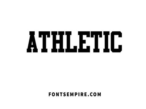 Athletic Font Free Download - Fonts Empire Free Block Fonts, Baseball Fonts Free, Free Sports Fonts, Old Style Font, Monogram Letters Font, Fonts And Calligraphy, Best Calligraphy Fonts, Block Letter Fonts, Free Typography Fonts