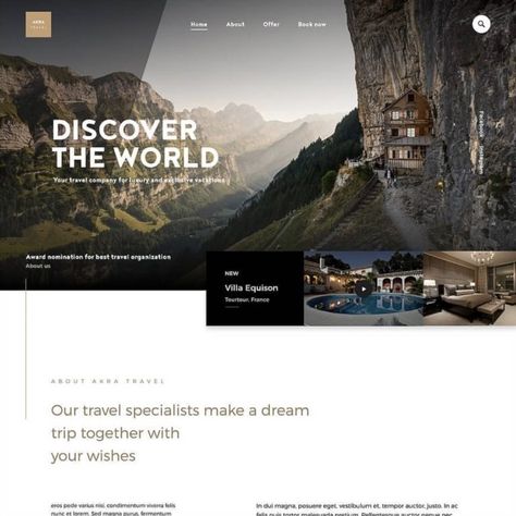 Webpage Design Layout, Travel Agency Website, Travel Website Design, Agency Website Design, News Web Design, Online Travel Agency, Wix Templates, Agency Website, Fun Website Design