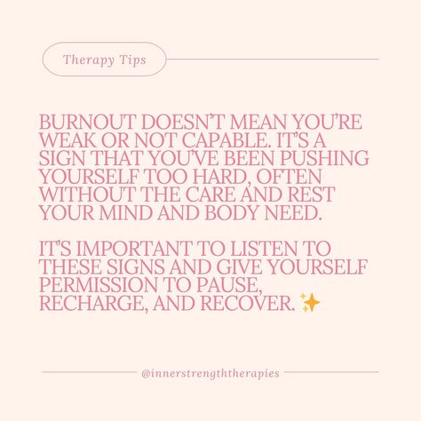 Feeling burnt out? You’re not alone… trust me! If you’re experiencing burnout, it can feel overwhelming, but there are steps you can take to take back control of your mental and psychical health. As a therapist it’s something I come across a lot with clients… so here’s the four main things you can do today to start healing from burnout: 💡 Prioritise rest and relaxation 💡 Set clear boundaries 💡 Engage in physical activity 💡 Seek professional support when needed Your mental health matter... Heal From Burnout, Feeling Burnt Out Quotes, Burnt Out Quotes, Burn Out Quotes, Burnout Quotes, Clear Boundaries, Feeling Burnt Out, Rest And Relaxation, Burn Out