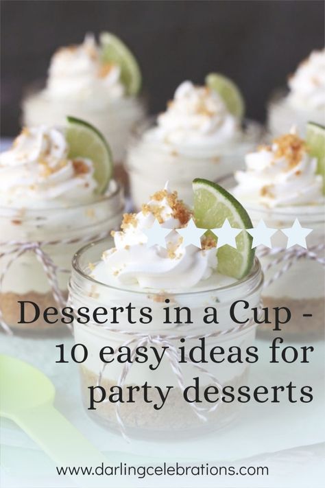 Food In Small Cups, Shot Food Ideas, Trifle In A Cup Mini Desserts, Individual Truffles Cups, Small Dessert Cup Ideas, Individual Desserts Easy, Mini Cup Deserts, Dessert Parfait Ideas, Mini Desserts In A Cup