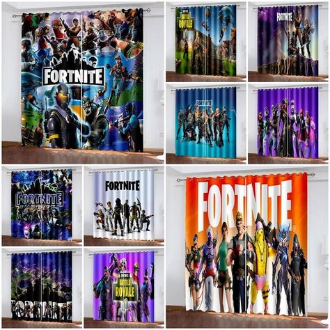 Item Description   Colors: As the picture show   Material: Polyester   Conditon:100% Brand New Boys Fortnite Bedroom, Fortnite Bedroom, Curtains With Rings, Diy Curtains, Shopping Stores, Curtains Bedroom, Drapes Curtains, Picture Show, Fortnite