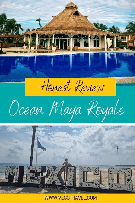 An honest review of the ocean maya royale in mexico, the riveria maya. Playa Del Carmen, Ocean Maya Royale Playa Del Carmen, Hotel Facilities, Hotel And Resort, Trip To Mexico, Vacation Locations, Riviera Maya Mexico, Central America Travel, Pool Rooms