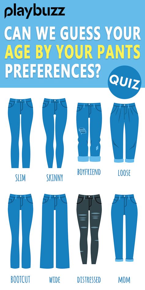 Shop for some pants to wear and see if we can guess your age. *** #PlaybuzzQuiz Fashion Style Personality Quiz Playbuzz Quiz Shopping Pants You Need In Your Wardrobe, Guess Outfits Women Fashion Styles, Fashion Quizzes, Fun Personality Quizzes, Guess Clothing, Playbuzz Quiz, Buzz Feed, Fun Test, Xmas List