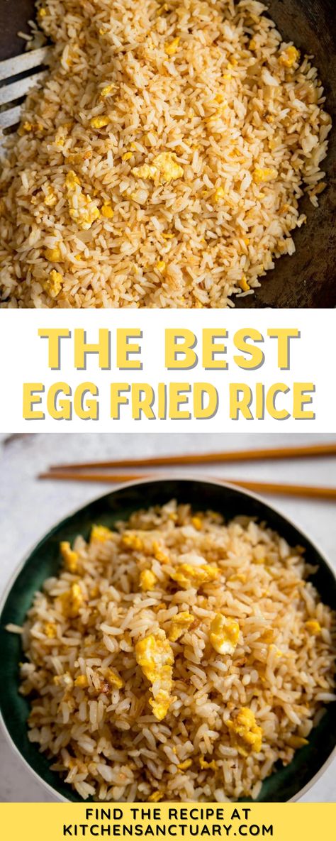 Easy Yummy Rice Recipes, Best Rice To Use For Fried Rice, Instant Fried Rice, Chicken Egg Fried Rice Recipe, Easy Fried Rice Recipe Eggs, No Veggie Fried Rice, Copycat Kobe Fried Rice, Hibachi Egg Fried Rice, Fried Rice Egg Recipe