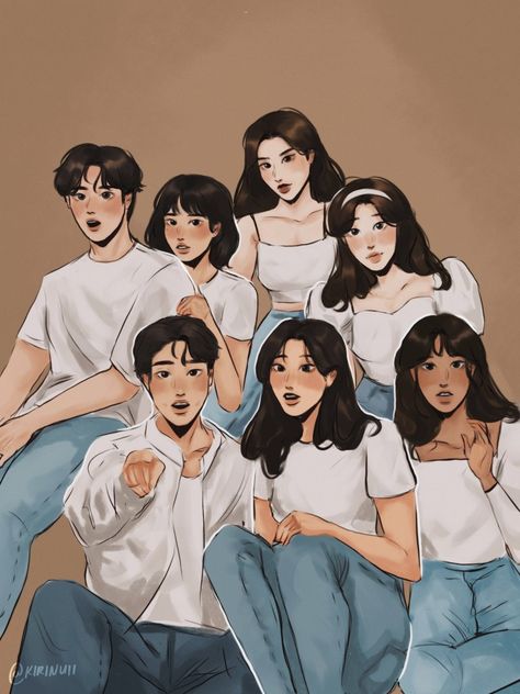 Via University Series, Squad Cartoon Aesthetic, Sisterhood Background Aesthetic Rpw, University Series Fanart, Univ Series, Best Wattpad Stories, Book Cover Art Design, Best Wattpad Books, University Series